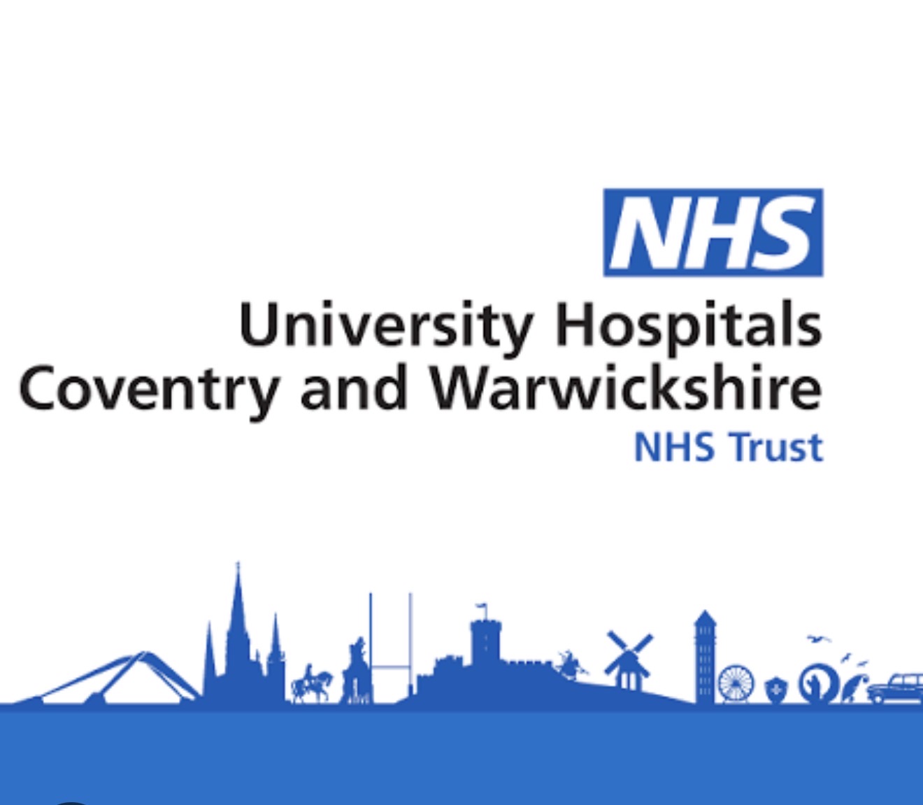 University Hospital Coventry & Warwickshire entrance plaza